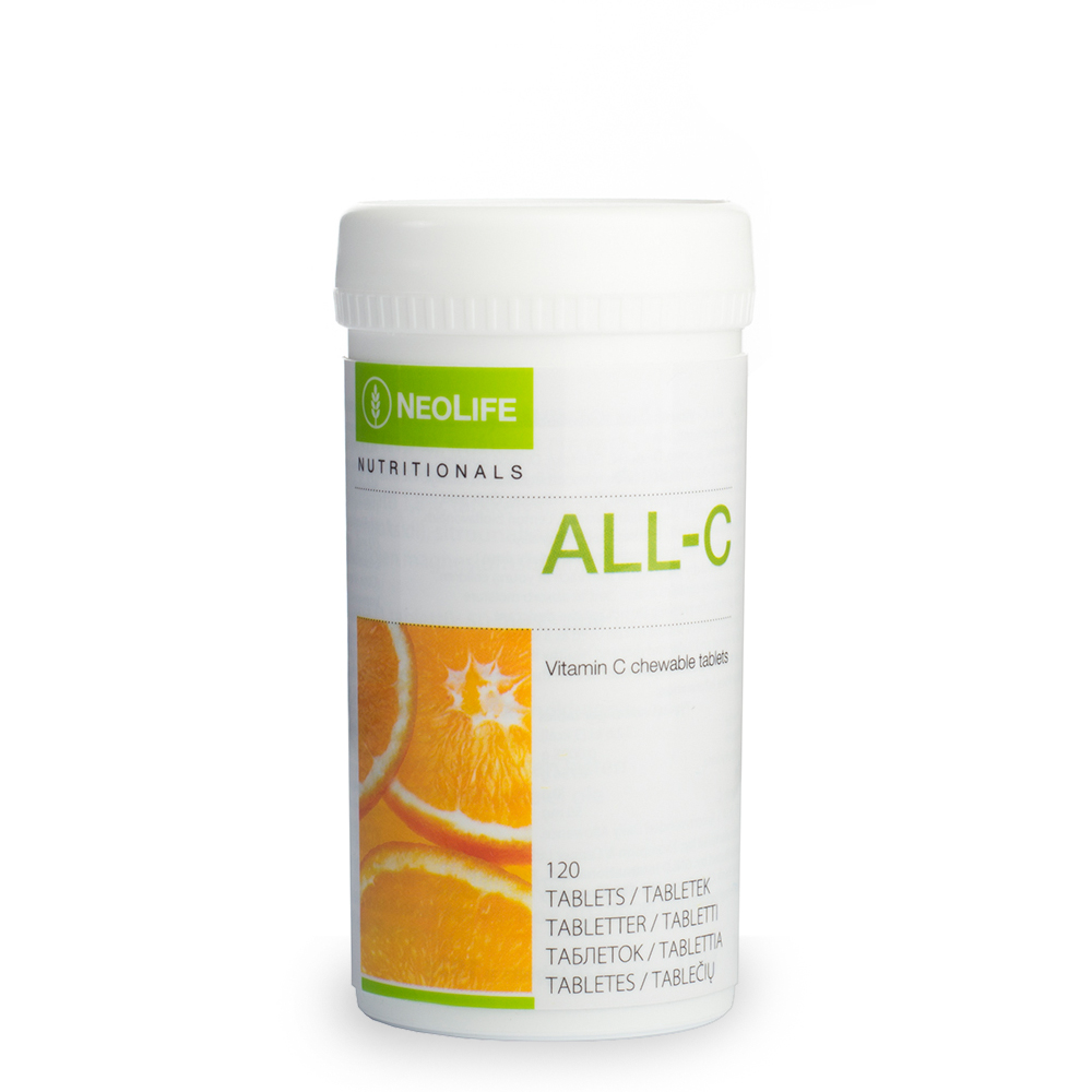 GNLD All C, Vitamin C supplement, chewable tablets